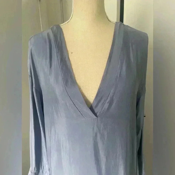 Zara Cupra Shift A-Line Dress in Periwinkle Blue - Picture 5 of 6